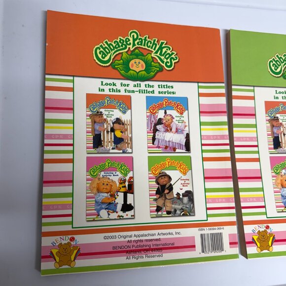 Lot of 2 Cabbage Patch Kids Coloring & Activity Books 2003 UNUSED NEW - Picture 5 of 6